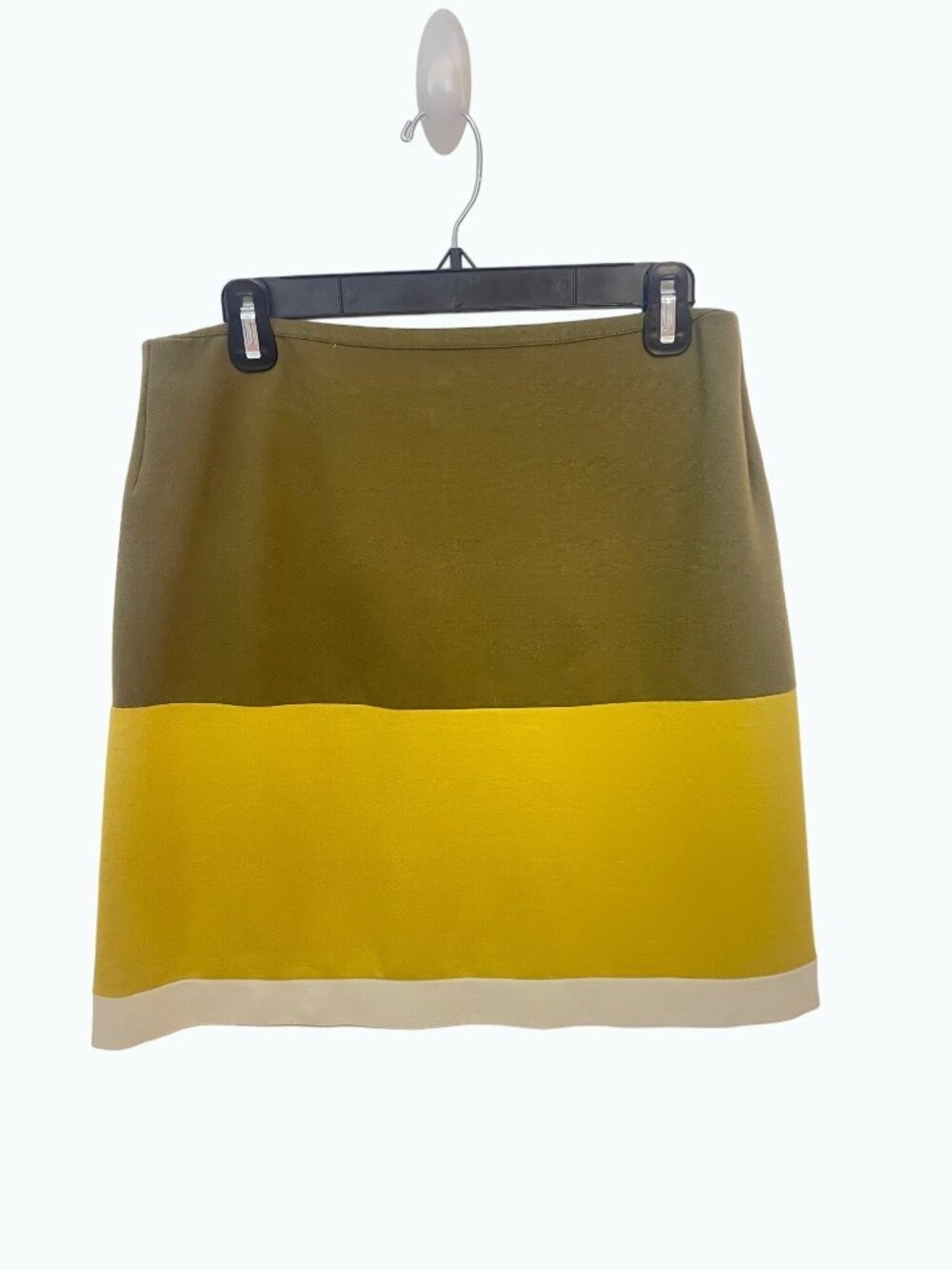 Diane Von Furstenberg DVF Mod Block 70s look Stretch Mini Skirt size 8 Fits 6